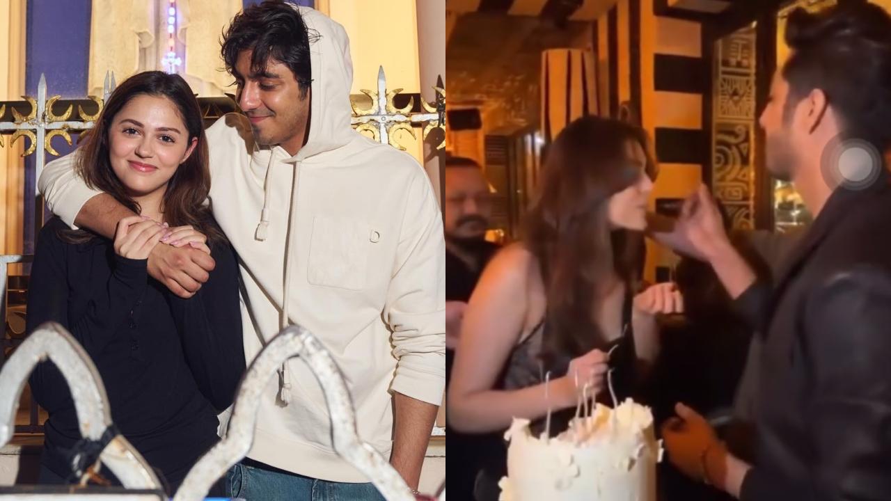 Watch! Aneet Padda rings in birthday with rumoured boyfriend Ahaan Panday