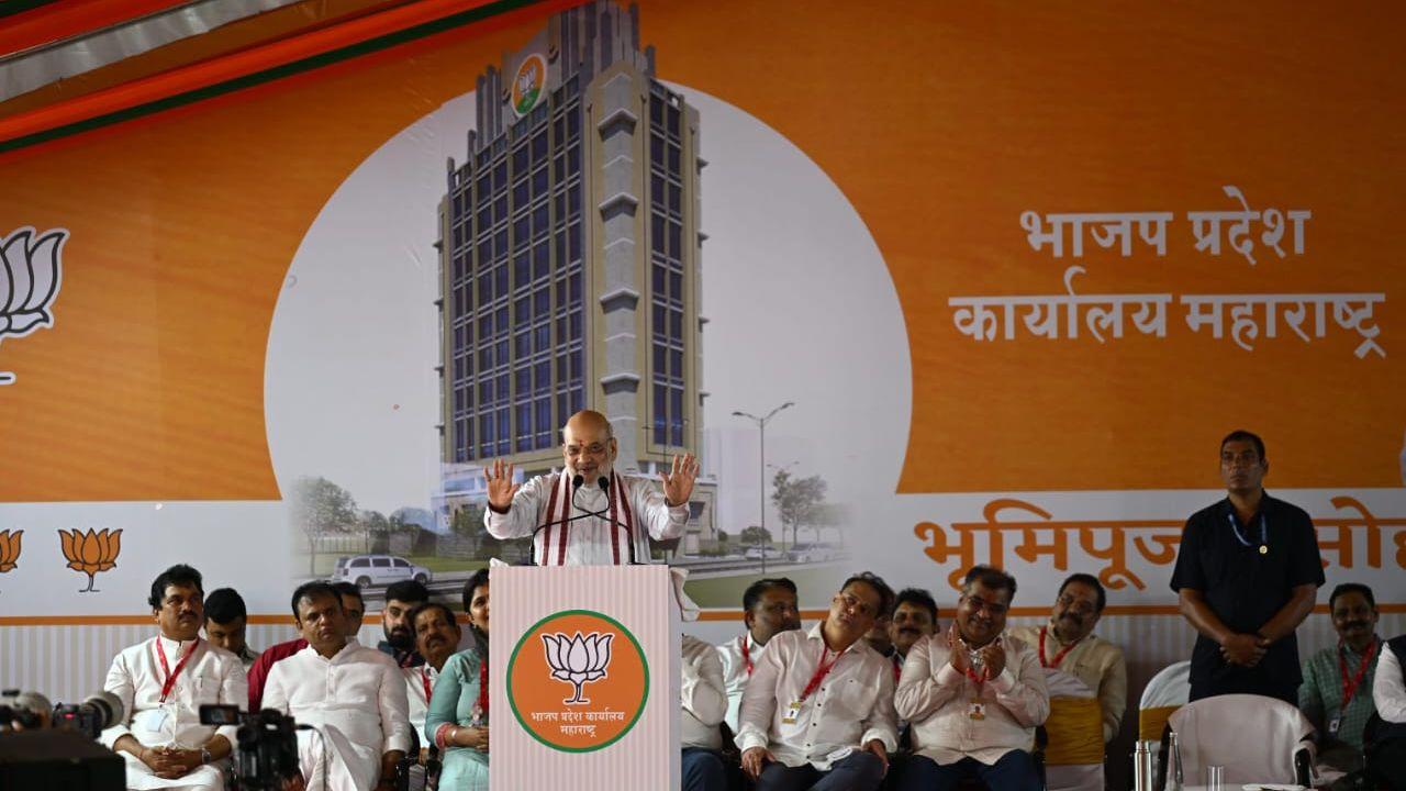 Reflecting on his own journey from a booth president to national president, Shah said the BJP is built on democratic values where hard work, and not family connections, determines growth