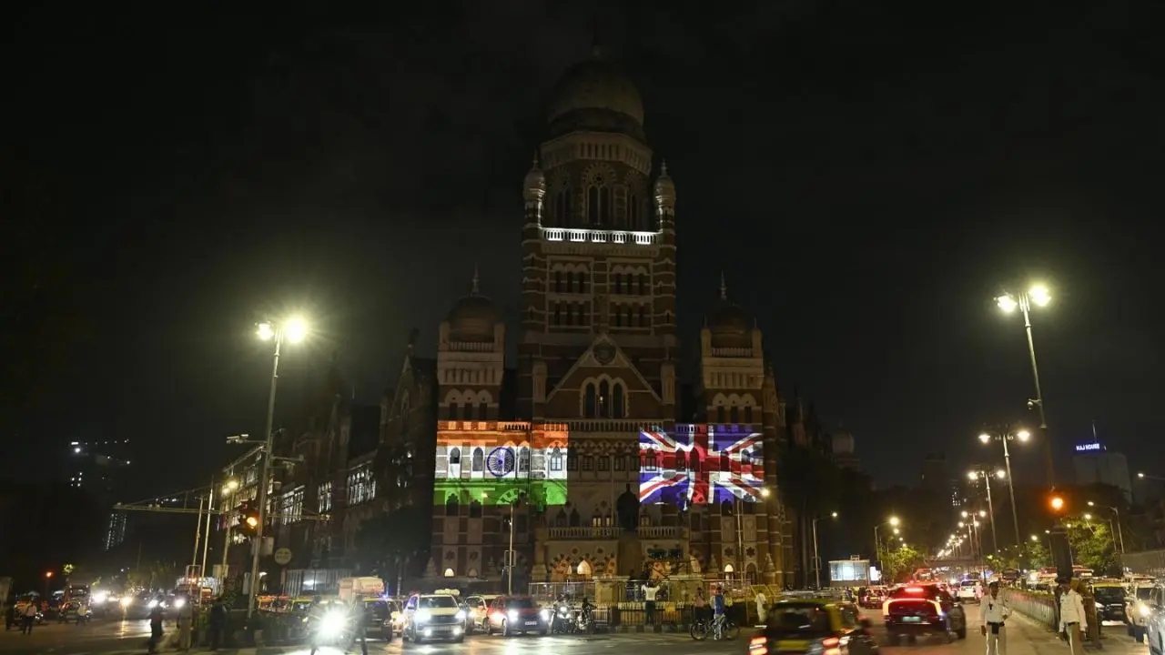 PM Modi will host his British counterpart Keir Starmer in Mumbai on October 9. PIC/ ASHISH RAJE