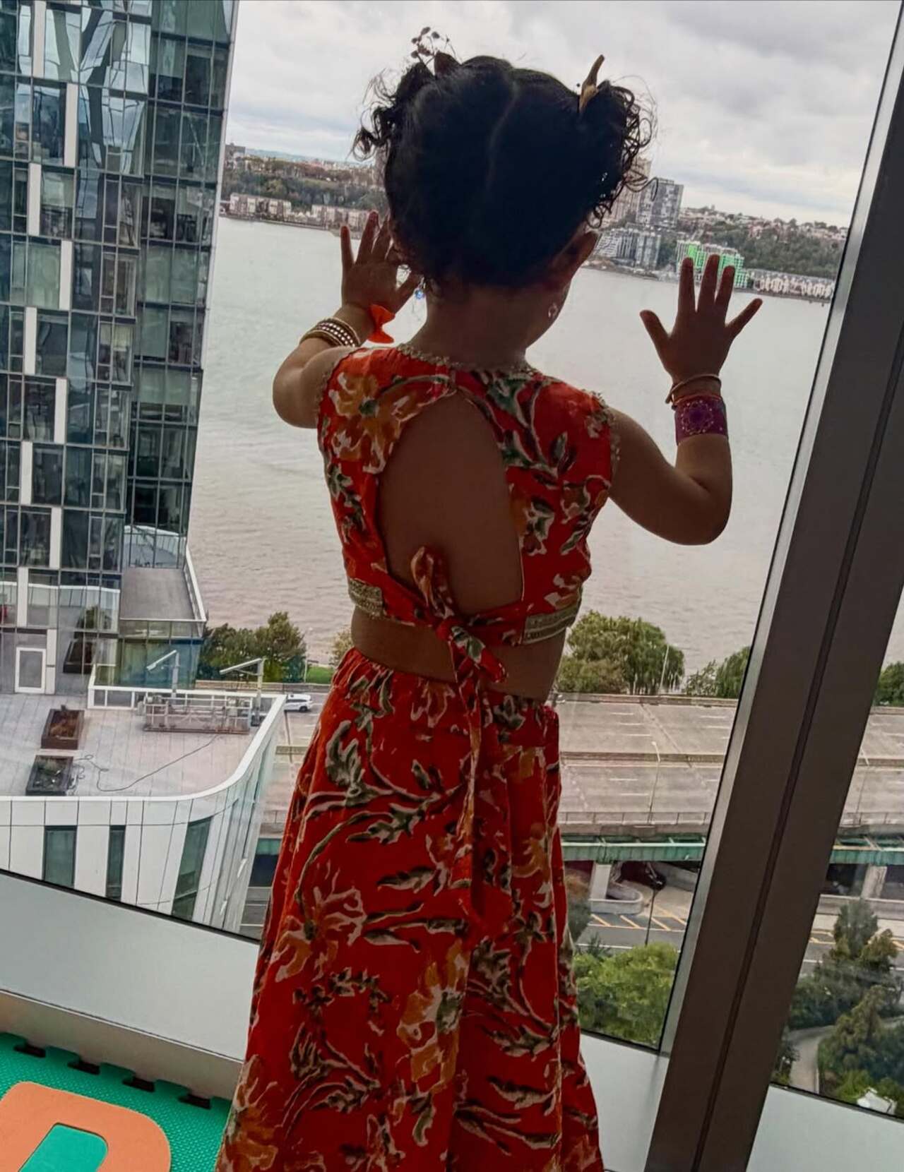 Those pretty little chaniya cholis for the cutest diva Malti