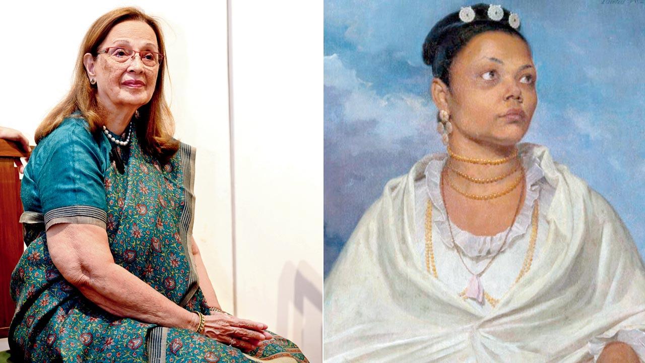 Dr Pheroza J Godrej; (right) William Wood, Joanna de Silva, 1792. Pic Courtesy/The Metropolitan Museum of Art, New York (2020.234) 