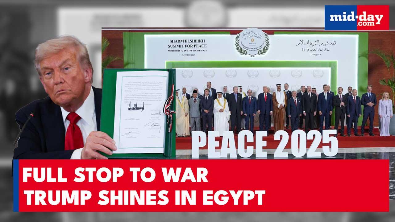 Trump Signs Historic Gaza Peace Deal in Egypt: “The War Is Over”