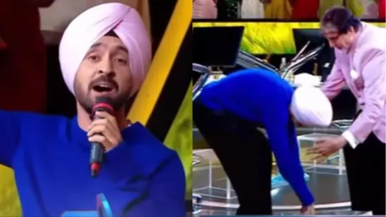 KBC 17: Amitabh Bachchan reacts to Diljit Dosanjh not liking his THIS film