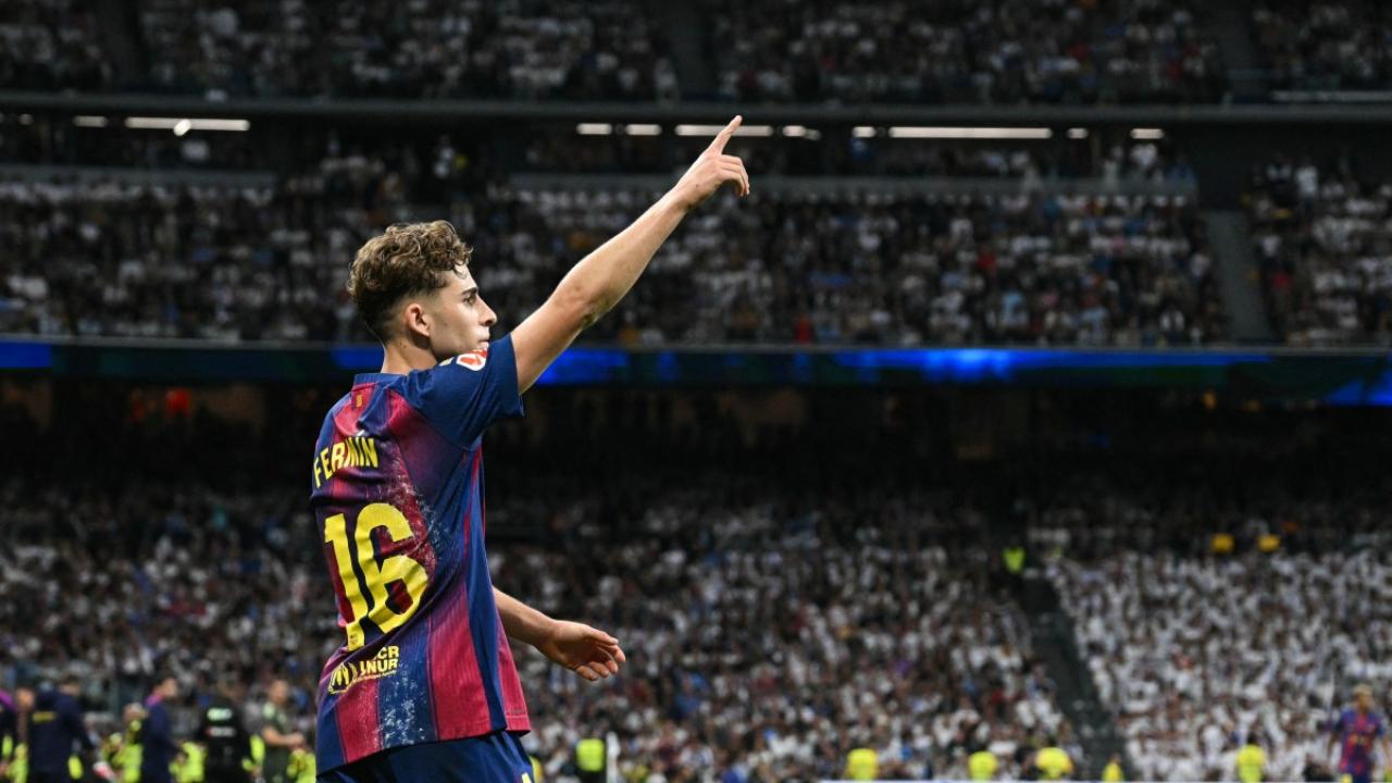 Mbappe opened the scoring in the 22nd after an assist by Bellingham. Barcelona equalized through Fermin Lopez in the 38th and Bellingham netted the winner in the 43rd minute