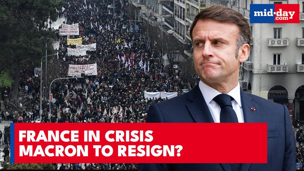 France political crisis: 48 hour deadline for Macron after PM resigns