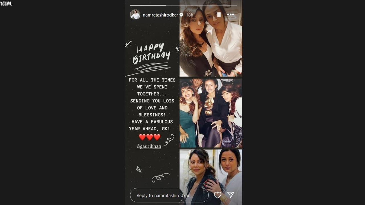 Picture Courtesy/Namrata Shirodkar`s Instagram account