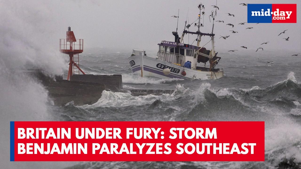 Storm Benjamin HITS 100MPH: Britain Faces Floods, Power Cuts & Travel Chaos | WA