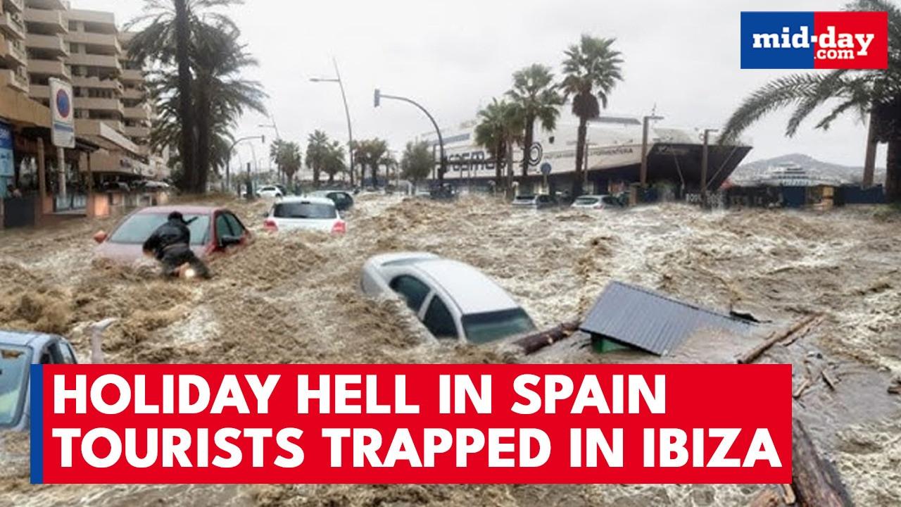 Ibiza Flood Chaos: Tourists Trapped After Record Rainfall; Airport Road SHUTS