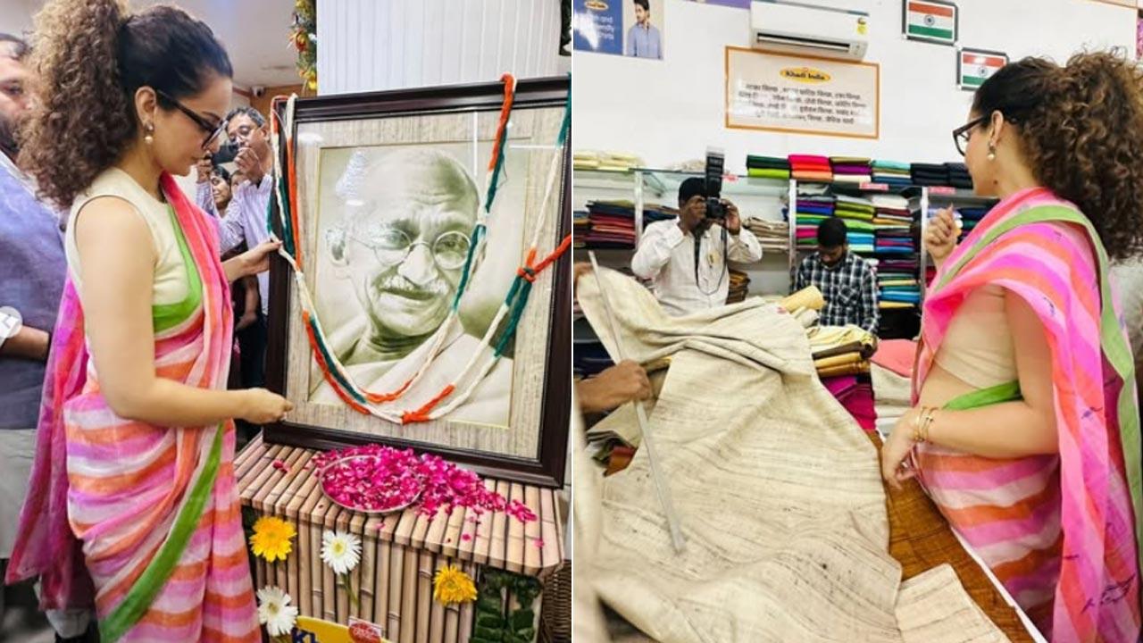 Kangana Ranaut speaks on the importance of khadi on Gandhi Jayanti