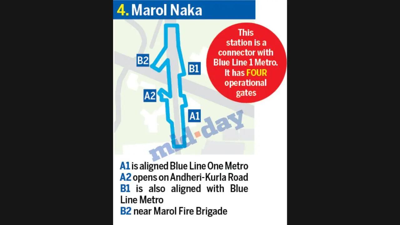 The blown-up Google maps of location as well as key areas has been placed at every station for easier navigation