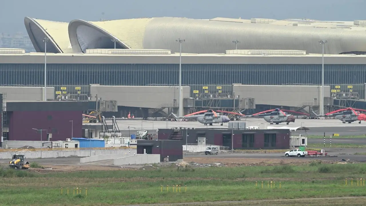 The Navi Mumbai International Airport is expected to help reduce air traffic pressure from the Chhatrapati Shivaji Maharaj International Airport (CSMIA) in Mumbai. Pics/Atul Kamble