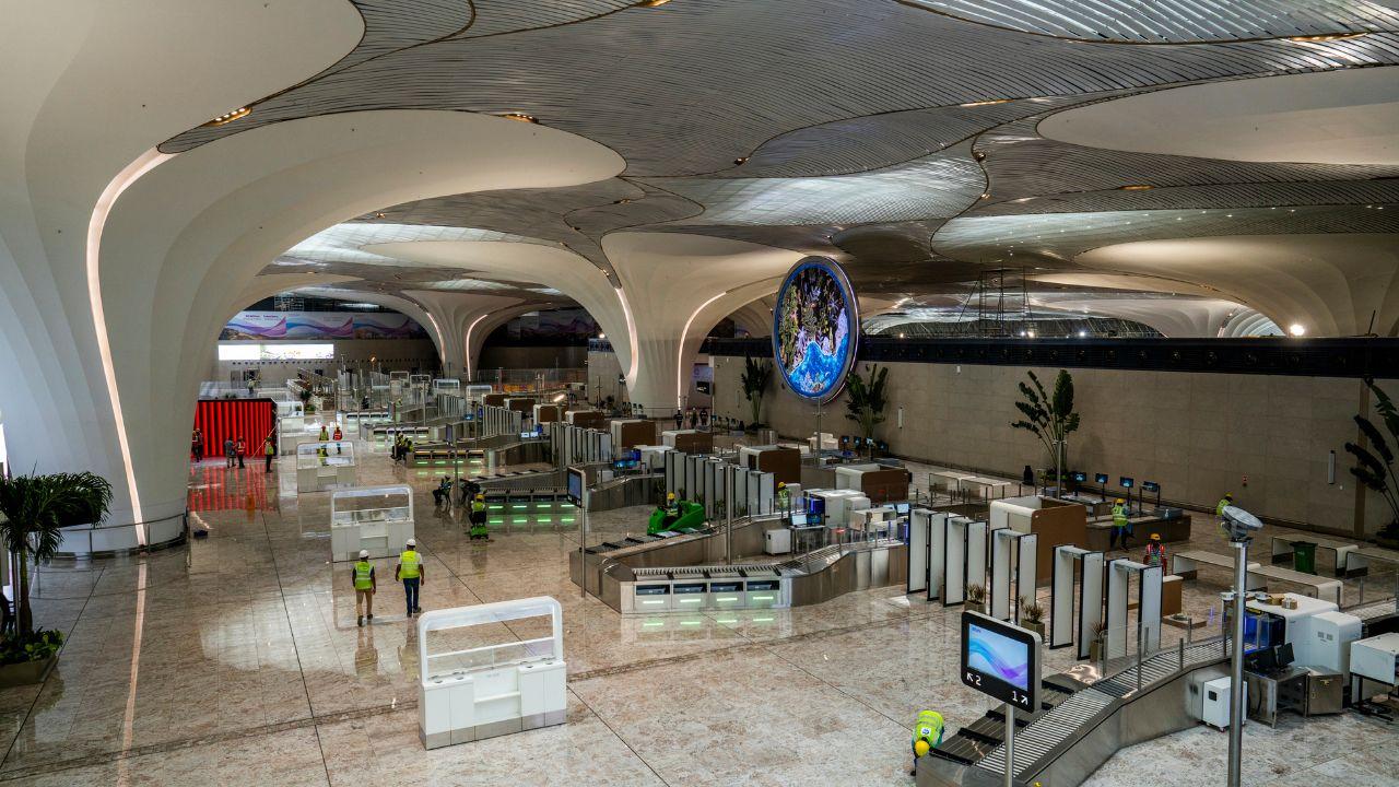 The Navi Mumbai International Airport is located approximately 37 kilometres from South Mumbai