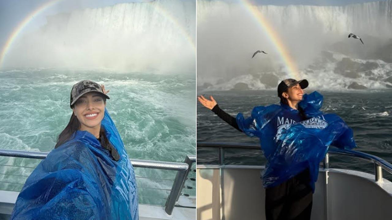 Nushrratt Bharuccha flaunts her carefree side at Niagara Falls