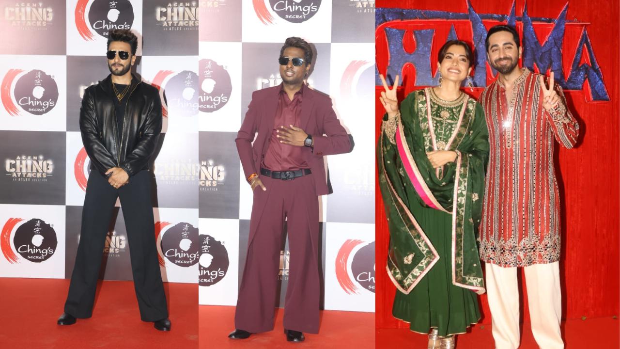 Spotted in the city: Ranveer Singh, Atlee, Ayushmann Khurrana and others