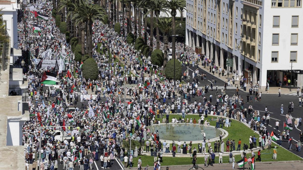 Pro-Palestinian protests in parts of world on 2-year anniversary of Hamas' attack on Israel