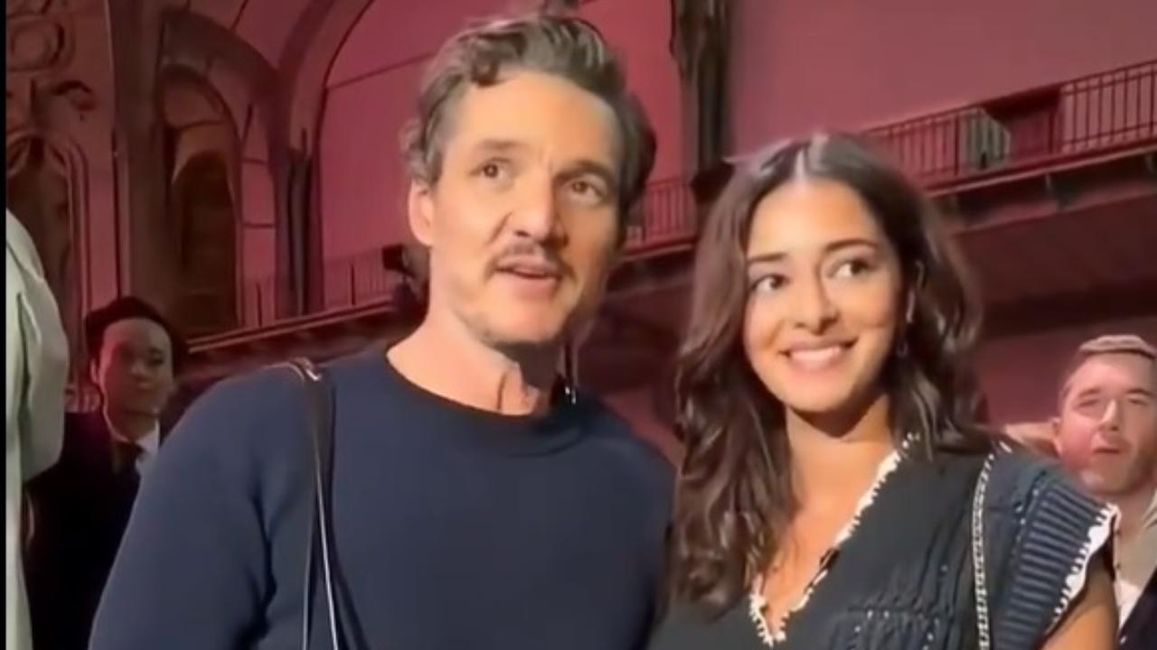 Ananya Panday poses with Pedro Pascal at Chanel event in Paris, check out