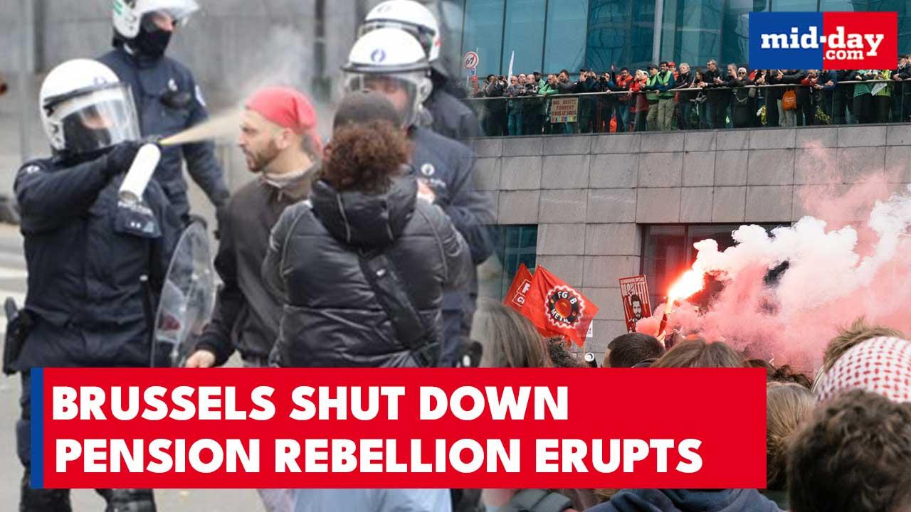 Belgium in Chaos: 80,000 Protesters Shut Down Brussels Over Pension Reforms