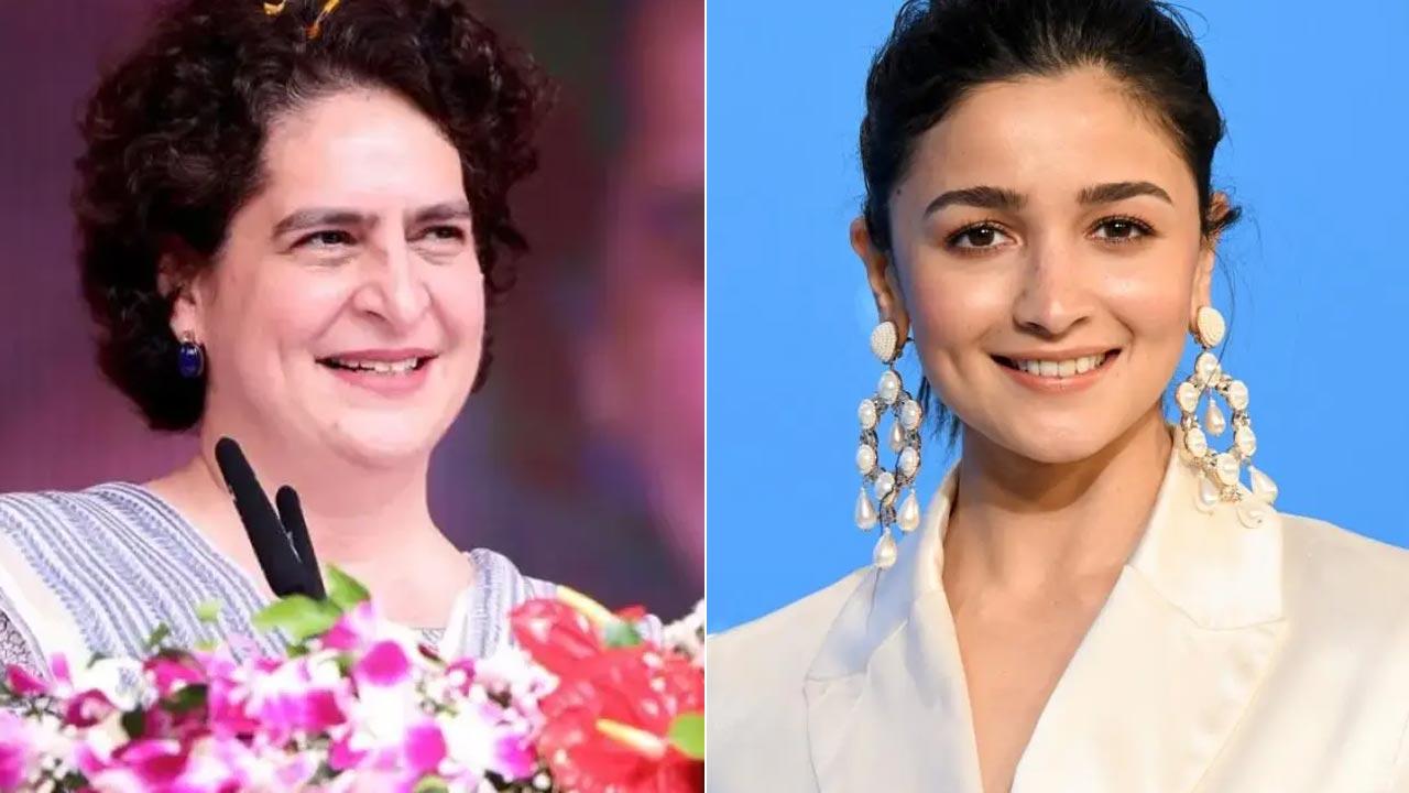 When Priyanka Gandhi met `Alia Bhatt` at dairy farm in Kerala!