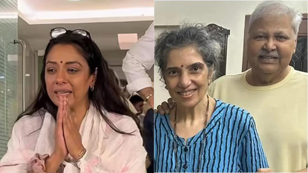 Rupali at Satish Shah prayer meet