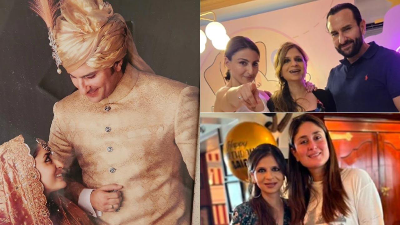Saba Pataudi shares rare photos of Kareena and Saif on their 13th anniversary