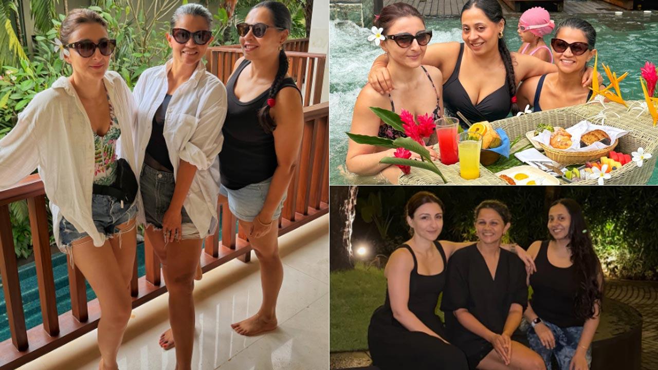 Soha Ali Khan enjoys the sun in Goa with her friends, see pics Soha Ali Khan enjoys the sun in Goa with her friends, see pics