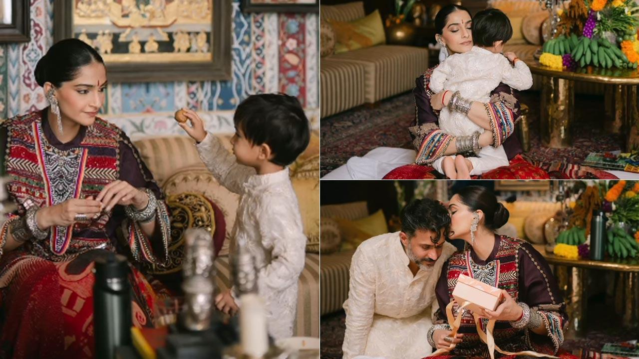 Diwali 2025: Sonam Kapoor gives peek of celebration with Vayu and Anand Ahuja