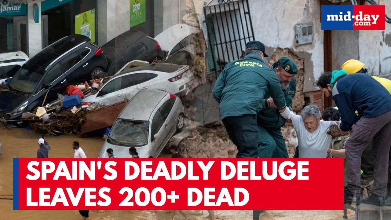 Spain Hit by Massive Storms; Trains Halted, Streets Flooded in Andalusia