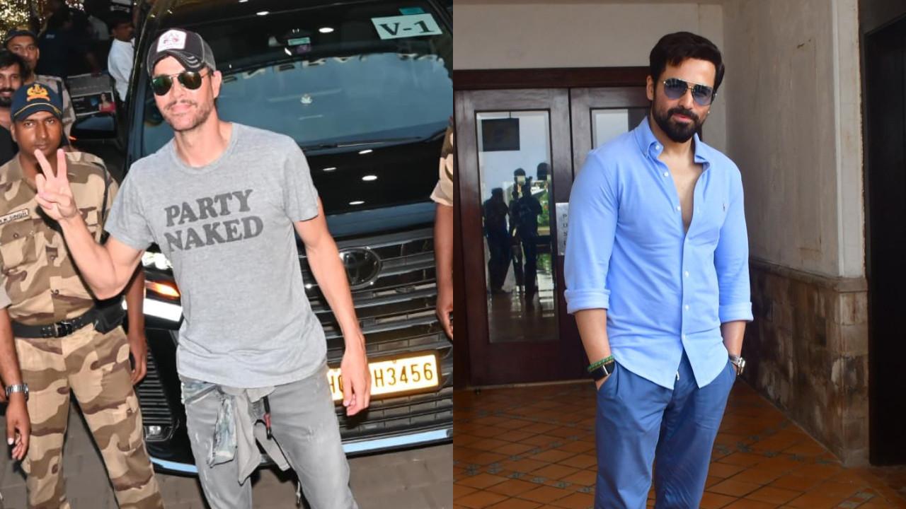 Spotted in the city: Enrique Iglesias reaches Mumbai; Emraan Hashmi promotes Haq