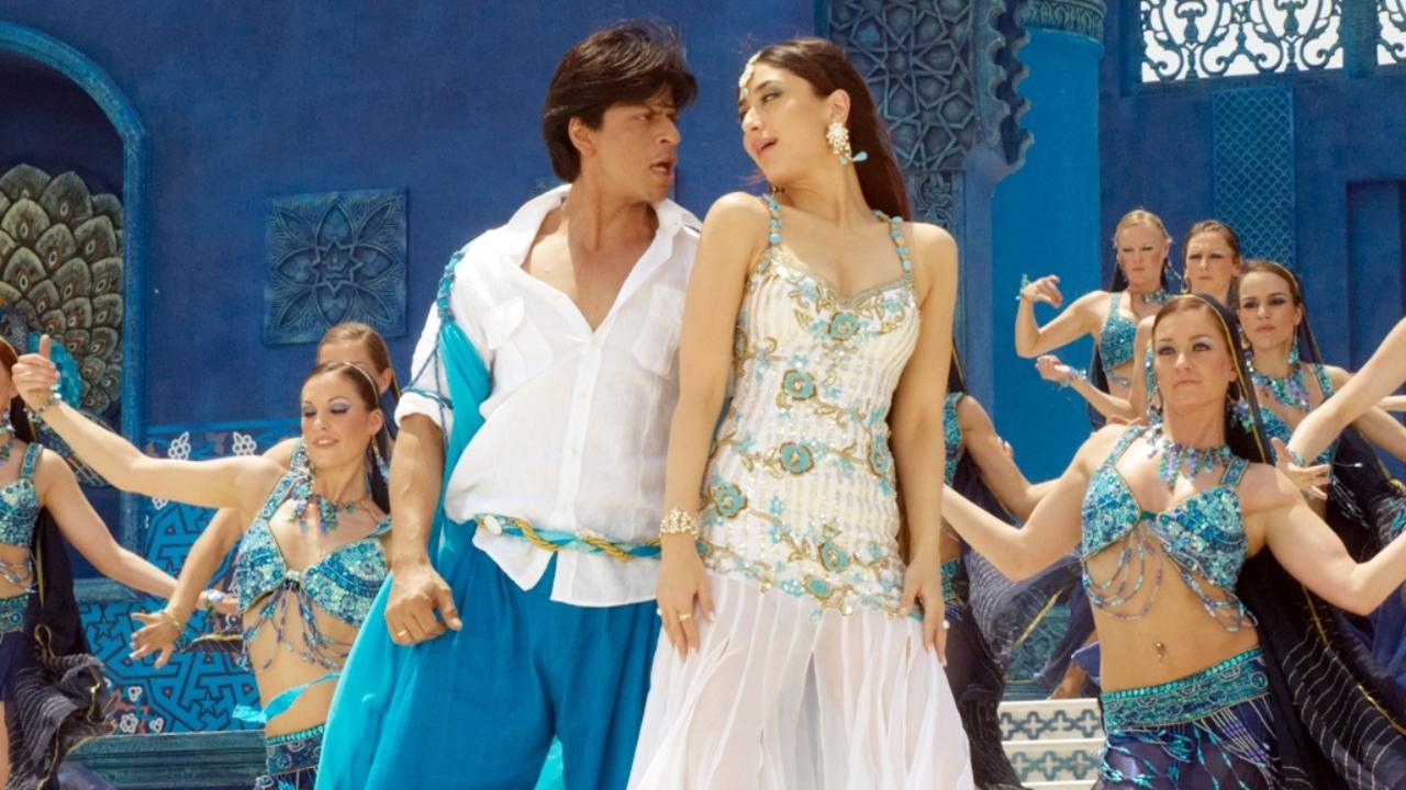 Marjaani - Billu (2009)A vibrant and energetic dance number, Marjaani from Billu showcases Shah Rukh Khan’s signature charm. Featuring Kareena Kapoor alongside SRK, the song is packed with catchy beats, dazzling moves, and grand visuals.