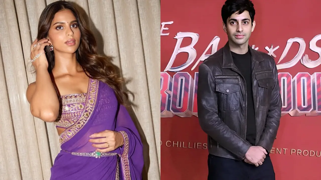 Watch: Rumoured couple Suhana Khan and Agastya Nanda dance to ‘Kajra Re’