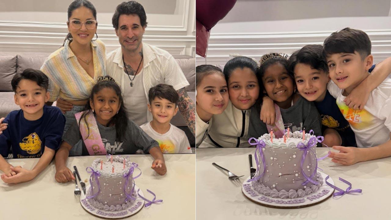 Sunny Leone calls daughter Nisha her `bright shining star sent from heaven`