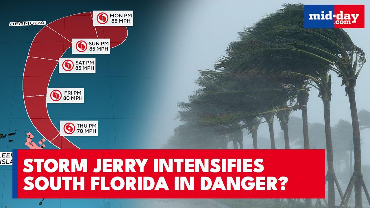 New Atlantic storm threatens Caribbean as U.S. watches for Hurricane Jerry