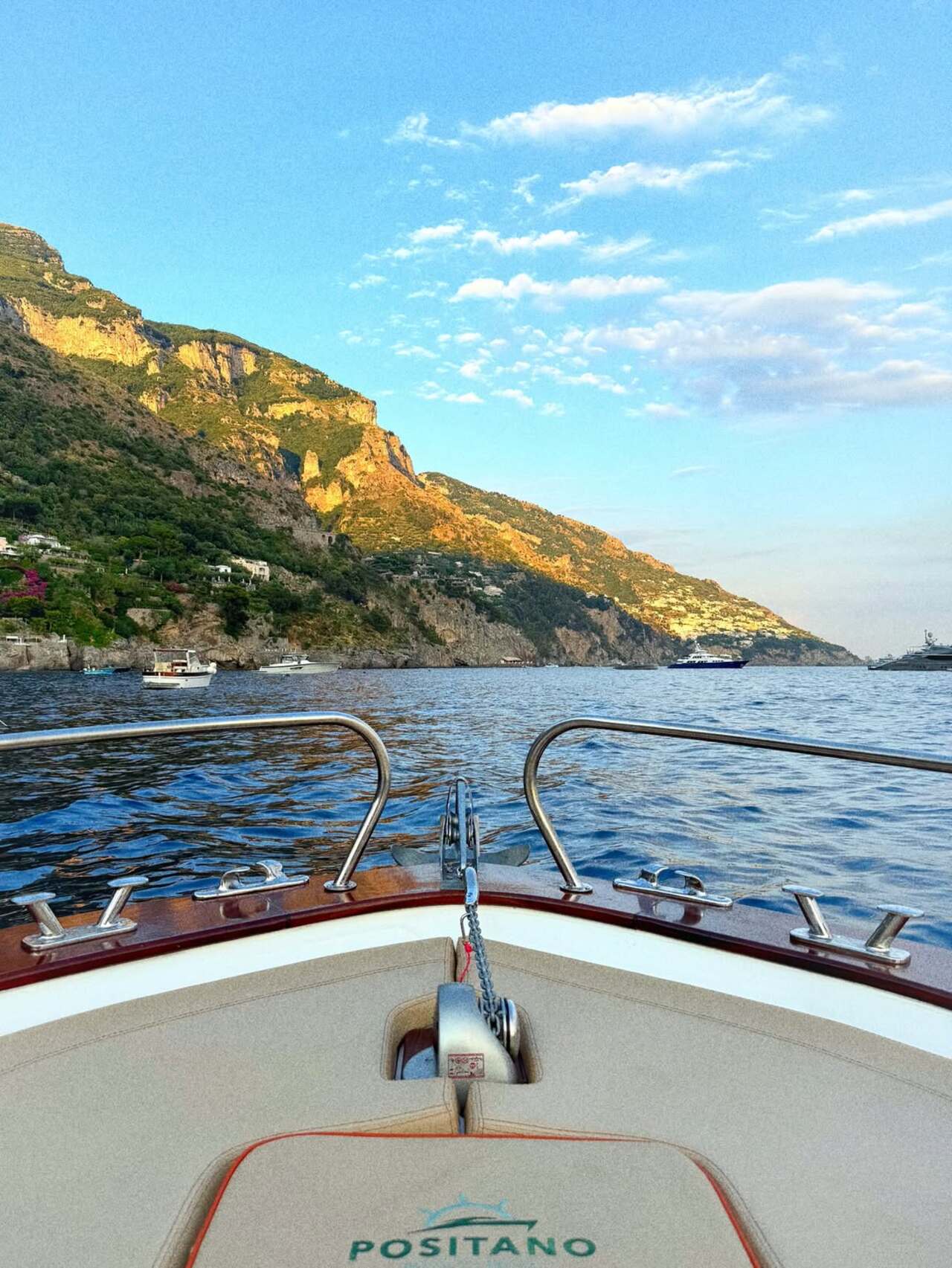 Not just exploring the city by car, but even went by the sea with a stunning yatch