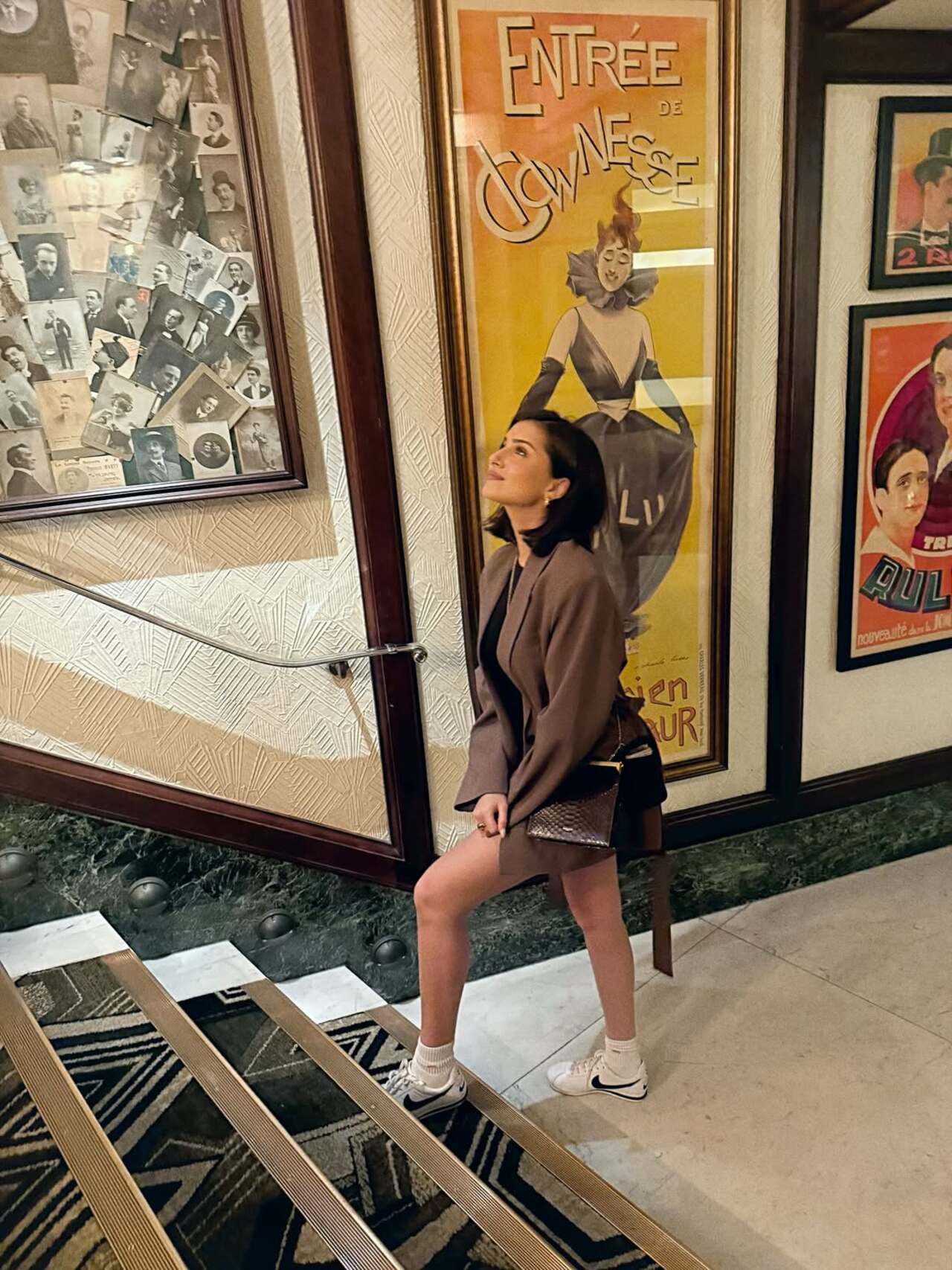 Exploring the culture and history of the city, Tara nails the casual look here 