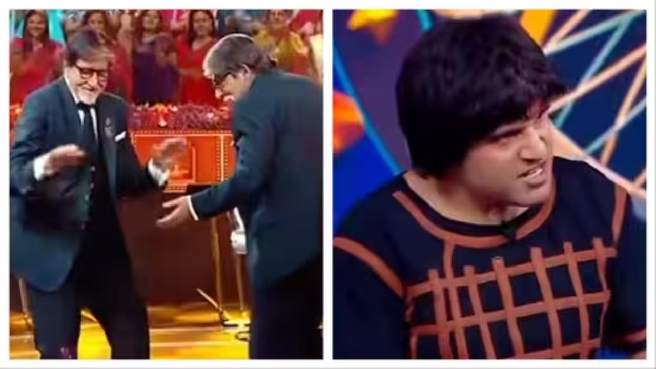 KBC 17: Sunil Grover shows up as Amitabh Bachchan, watch latter's reaction