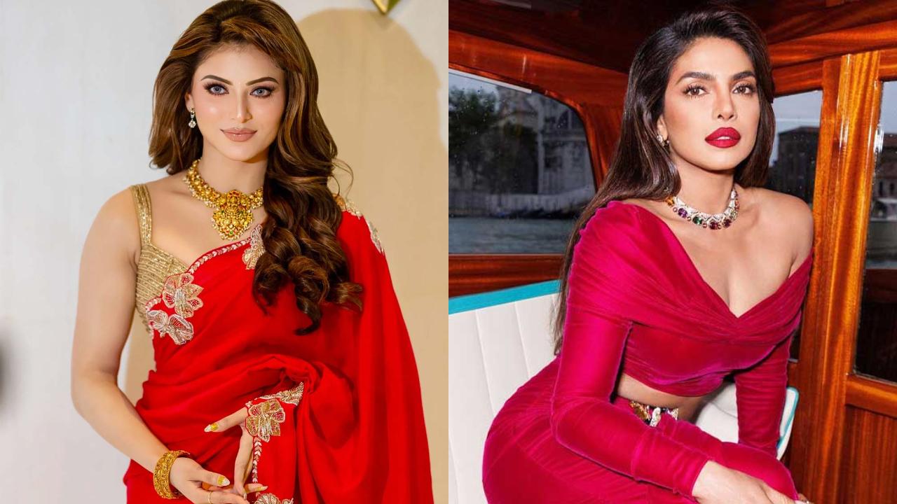Urvashi Rautela copies Priyanka Chopra`s Dussehra, Gandhi Jayanti posts