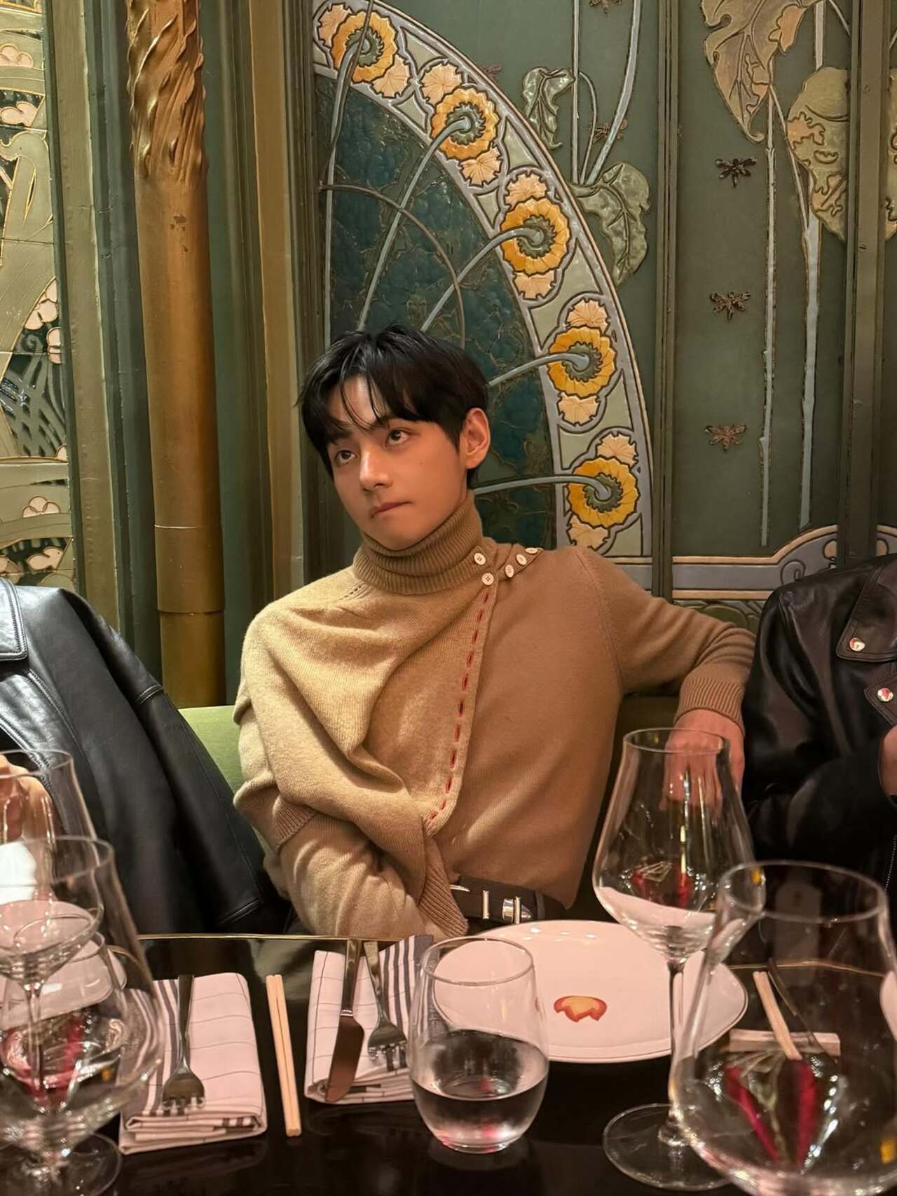 The most charming on the table is none other than V