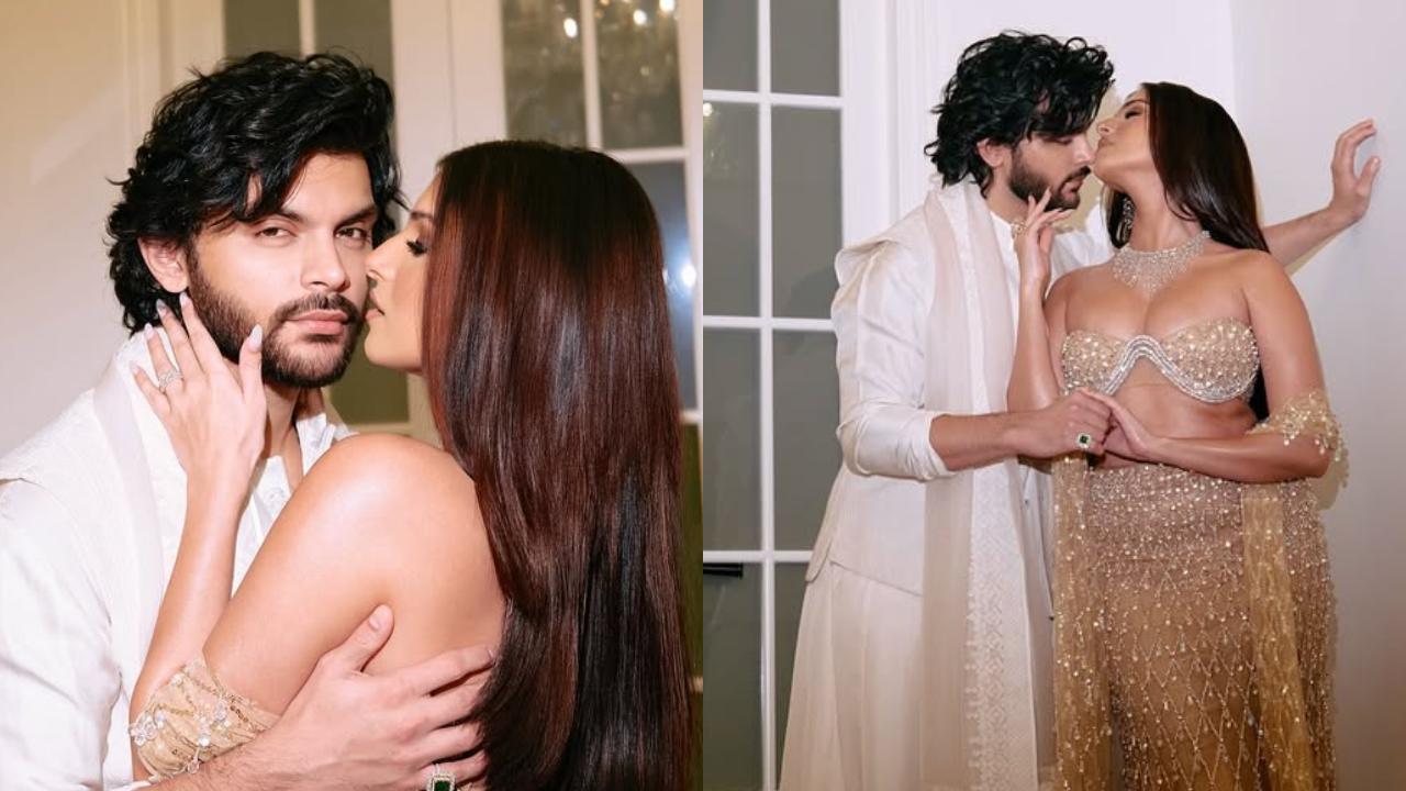 New couple Tara Sutaria and Veer Pahariya raise temperature this Diwali