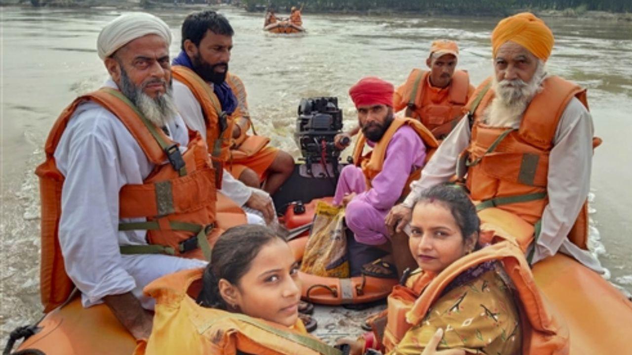 Life in Punjab has literally come to a halt, as many of the villages in the low-lying areas are severely hit by floodwaters