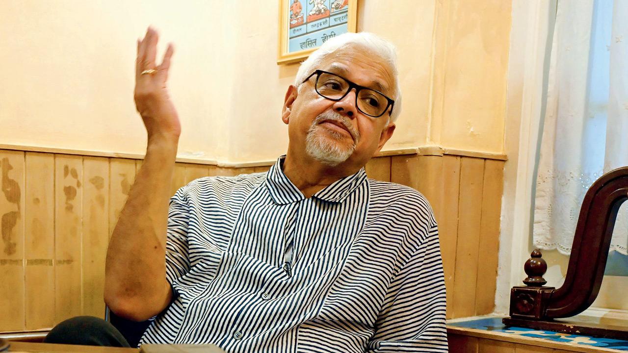 Amitav Ghosh in a moment of repose. Pic/Ashish Raje