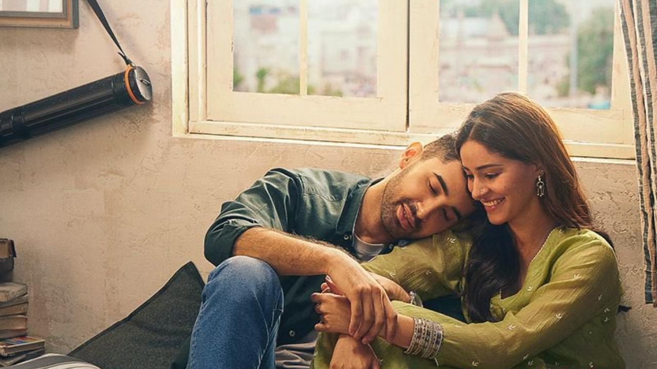 Ananya Panday holds Lakshya close as they ride a bike - WATCH