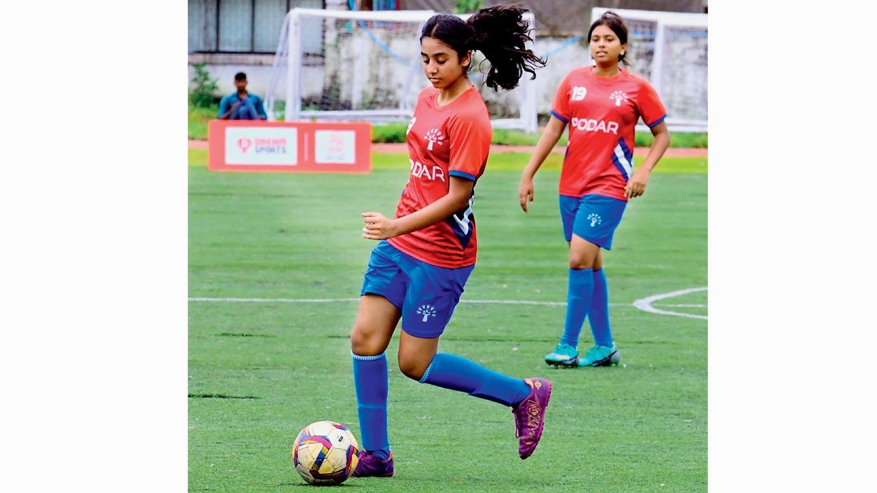 MSSA inter-school football tournament: Anwitaa’s high five helps Podar progress