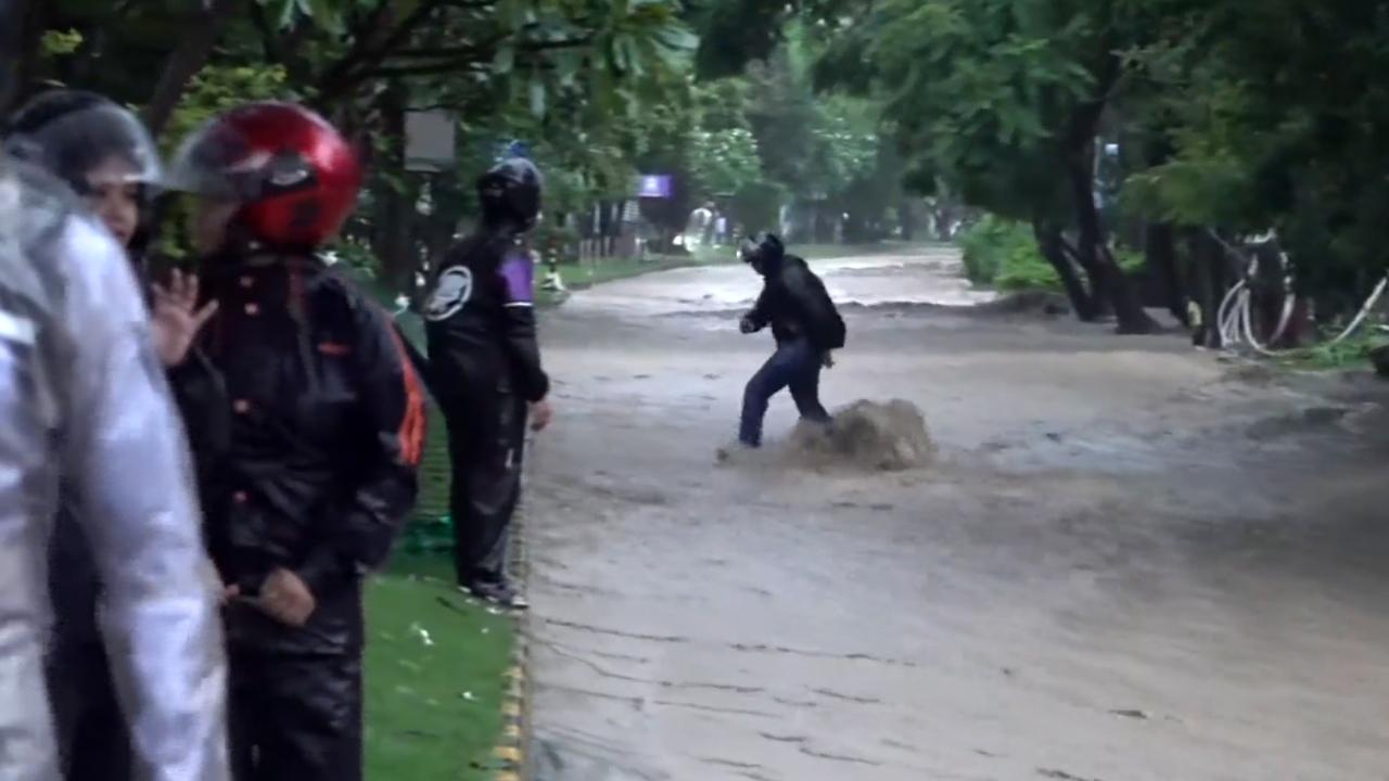 Residents of Majhara village were on the road, having survived what they called a landslide that hit their dwellings early in the morning. They claimed that some people have gone missing