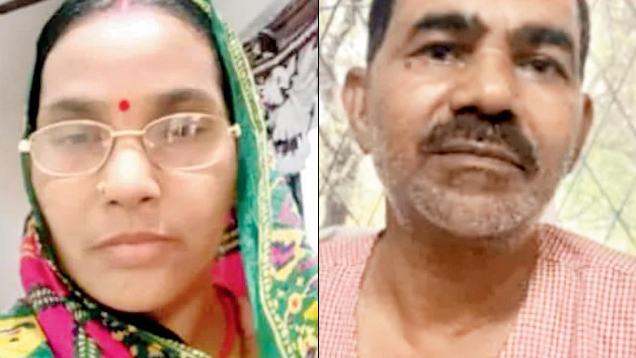 Janaki Gupta, 39, sustained 60-70 per cent burns, still critical; (right) Manaram Kumavat, 55, is stable after suffering 40 per cent burns