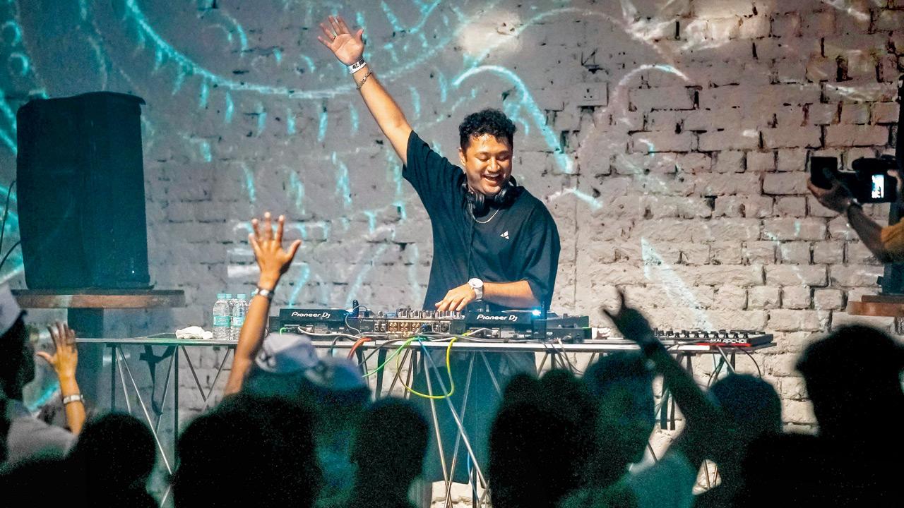 DJ Kratex at a performance