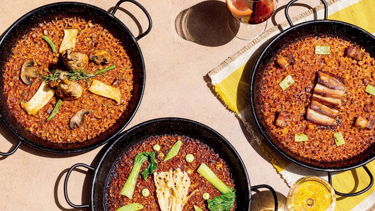 The Paella Fiesta menu. PICS COURTESY/LA LOCA MARIA