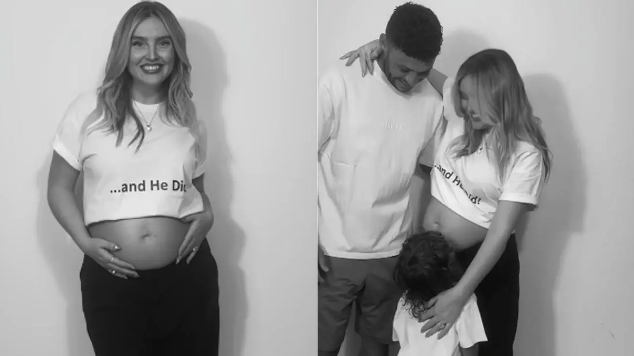 Perrie Edwards announces second pregnancy with fiance Alex Oxlade-Chamberlain