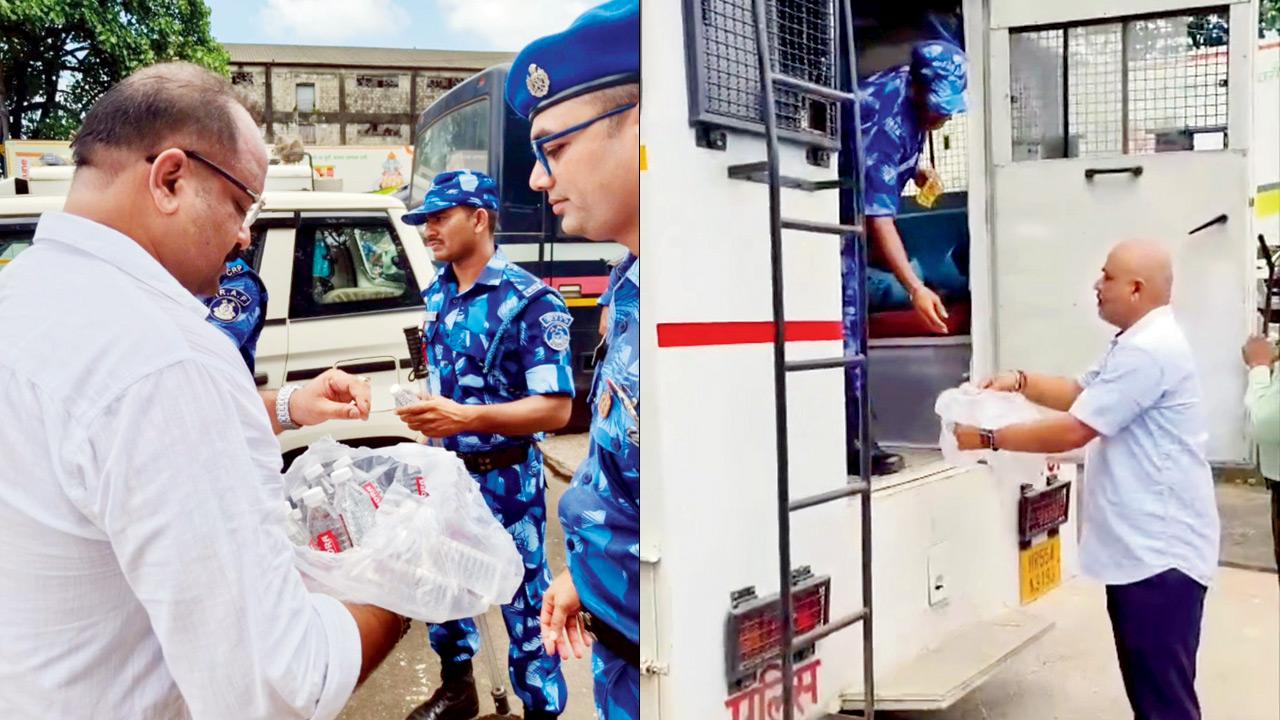 Maharashtra Police Boys’ Association provides food and water to on-duty police personnel