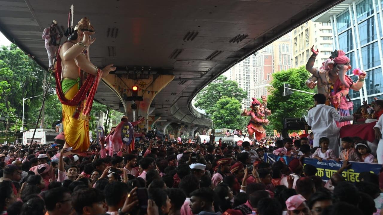 Mumbai Police deploy extensive security for Anant Chaturthi 2025 celebrations
