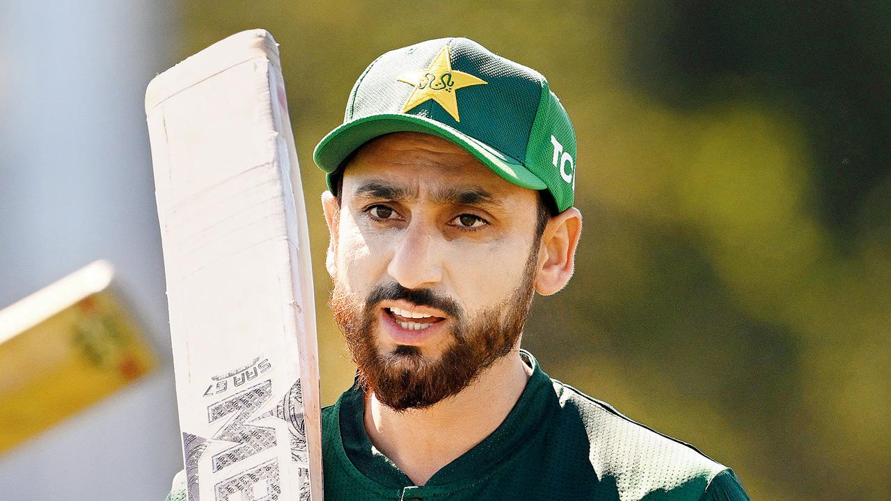 Pakistan skipper Salman Agha. PICS/AFP, GETTY IMAGES